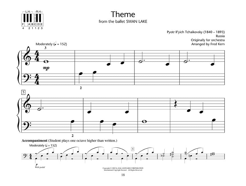 Classical Themes - Level 1 (Hal Leonard Student Piano Library)