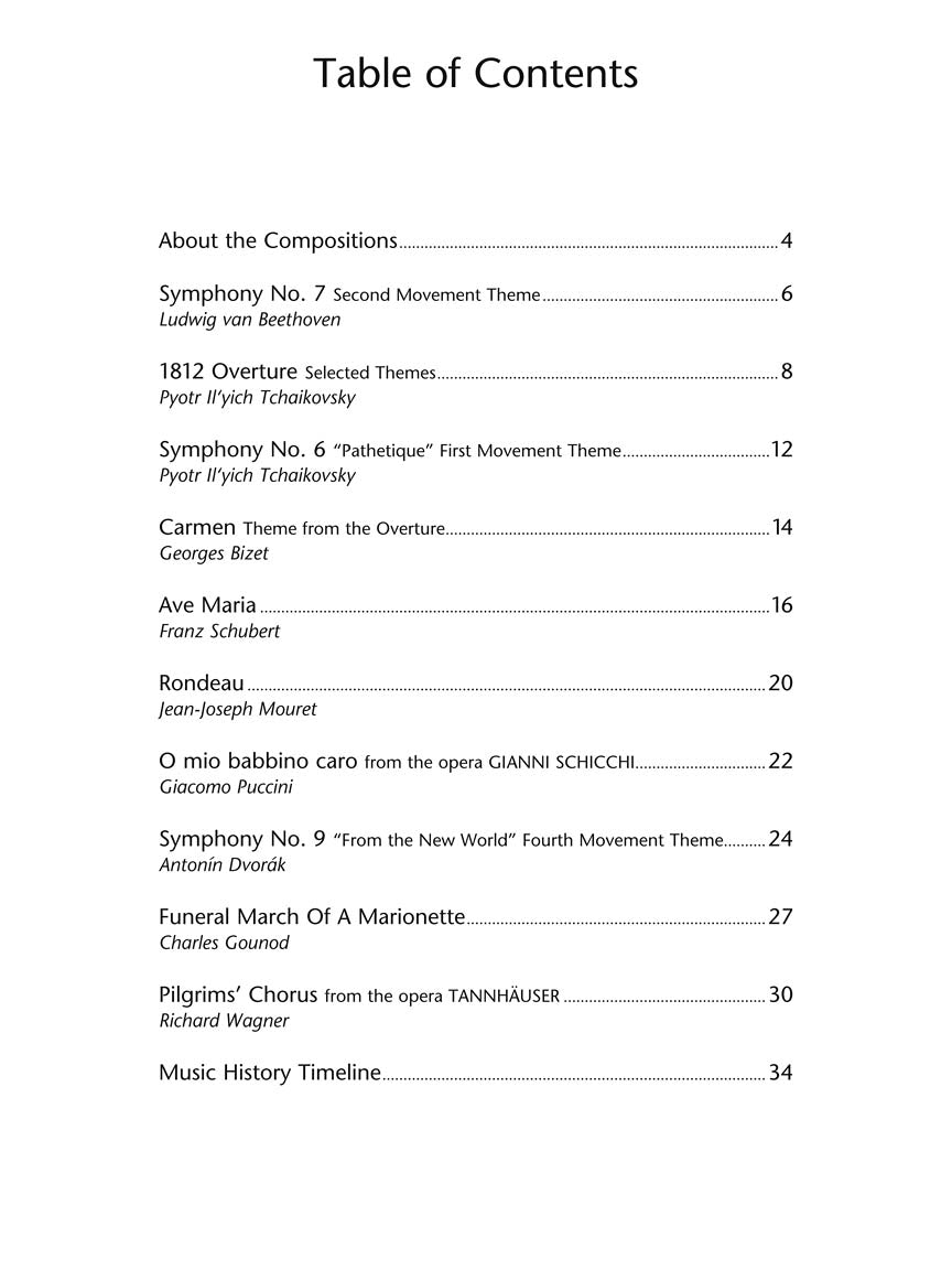 Classical Themes - Level 4 (Hal Leonard Student Piano Library)