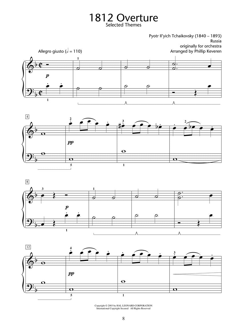 Classical Themes - Level 4 (Hal Leonard Student Piano Library)