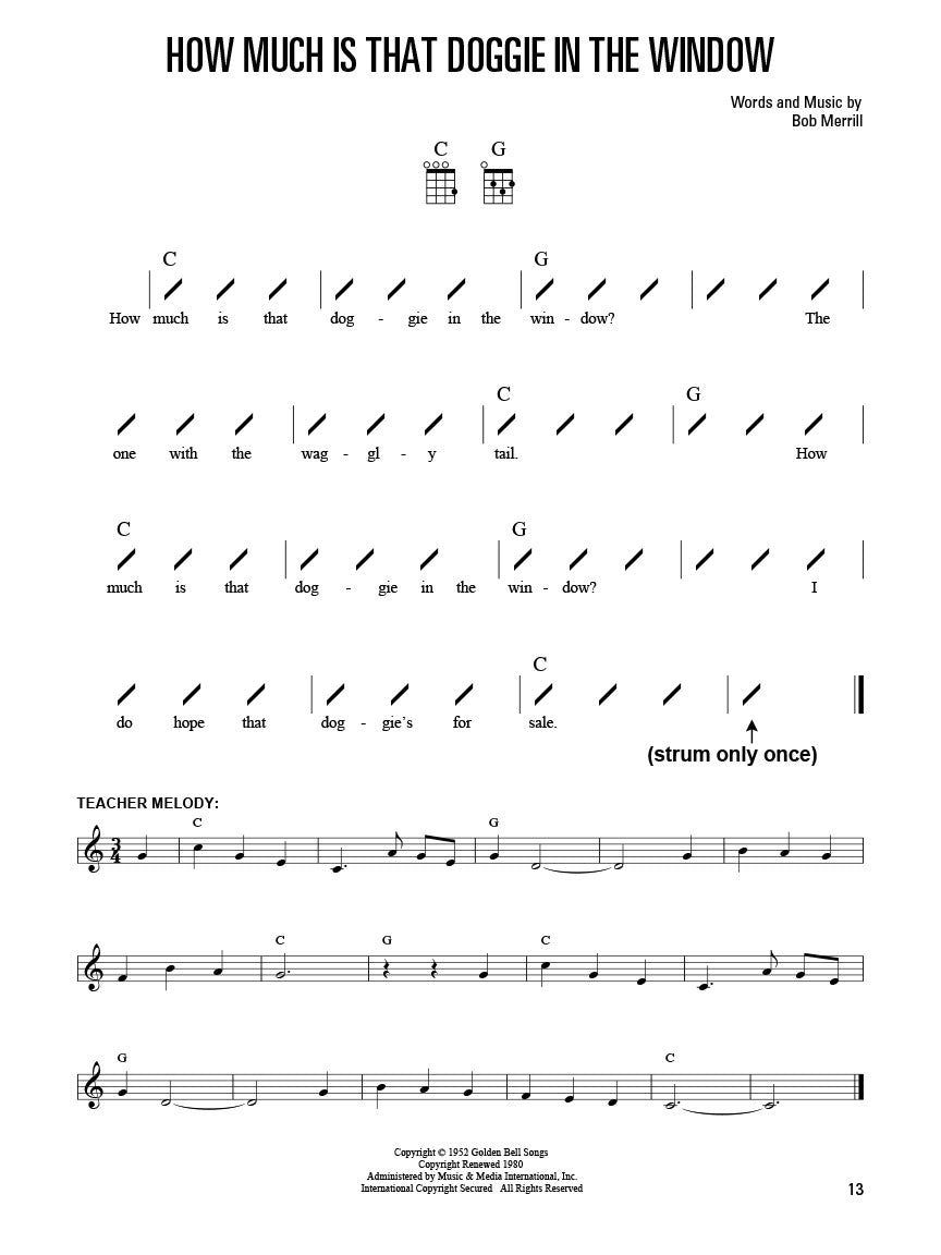 Ukulele for Kids Songbook