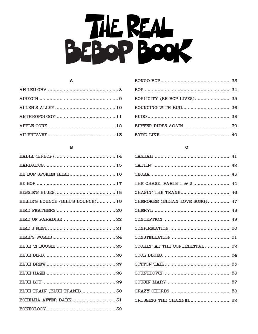 Real Bebop Book C Edition