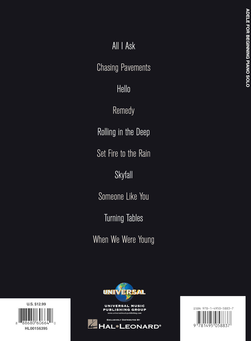 Adele: For Beginning Piano