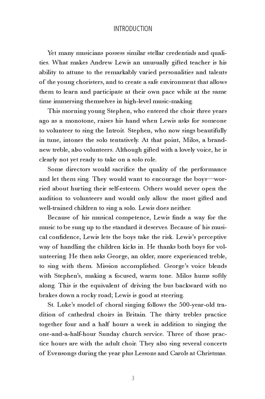 Music of Teaching: Learning to Trust Students' Natural Development