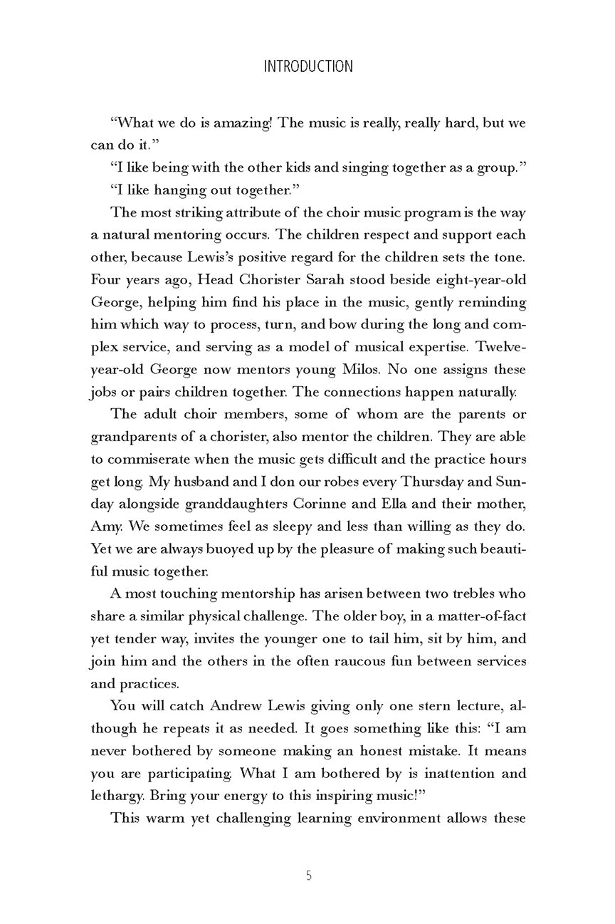 Music of Teaching: Learning to Trust Students' Natural Development