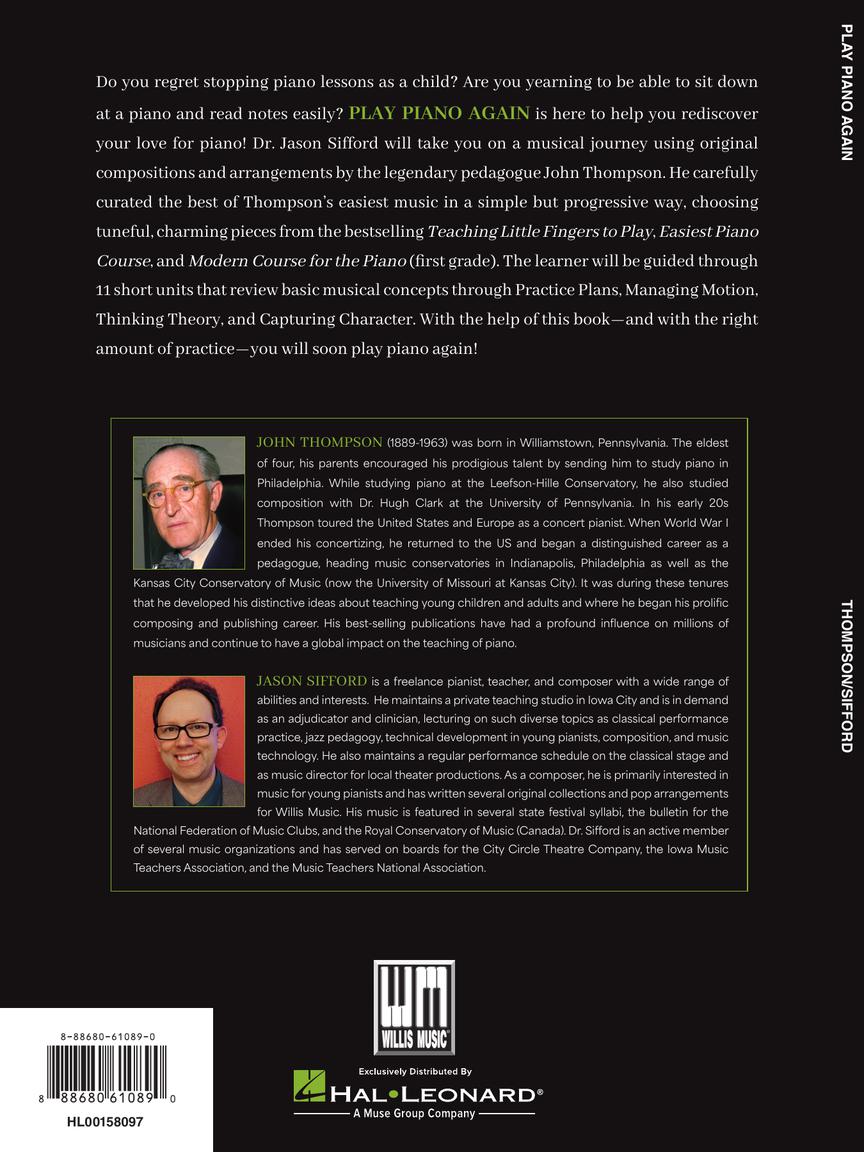 Thompson: Play Piano Again