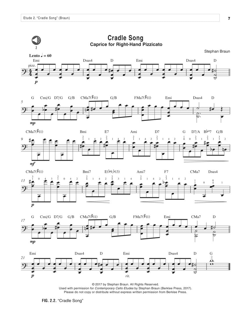 Contemporary Cello Etudes