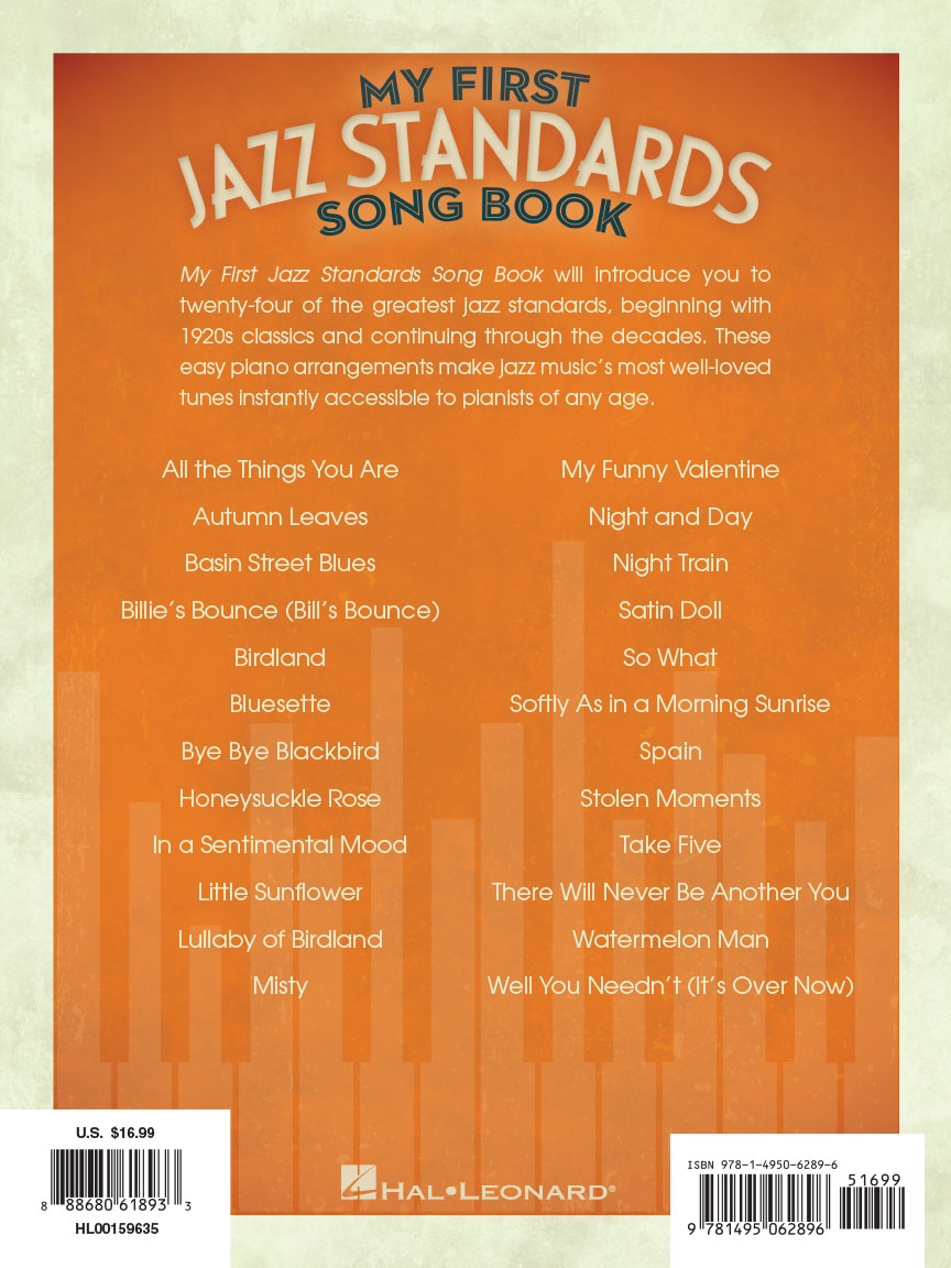 My First Jazz Standards Song Book