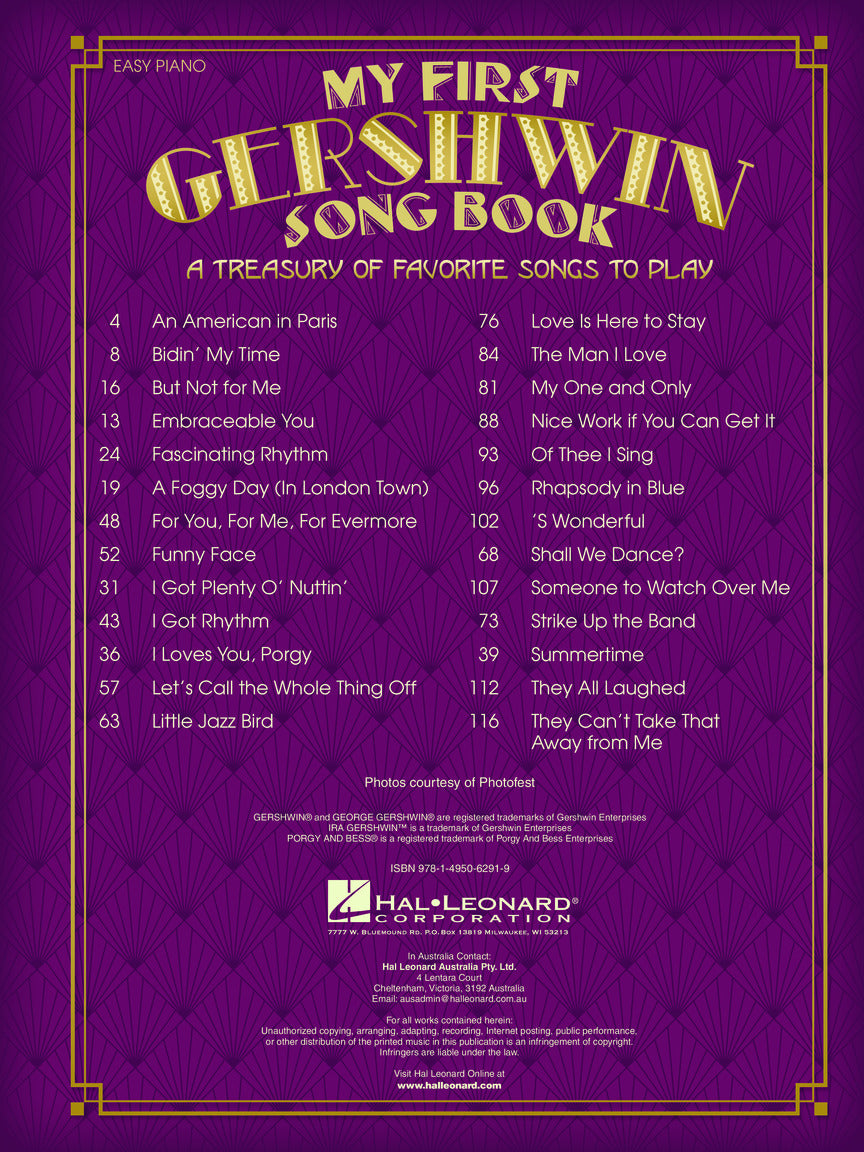 Gershwin: My First Gershwin Song Book