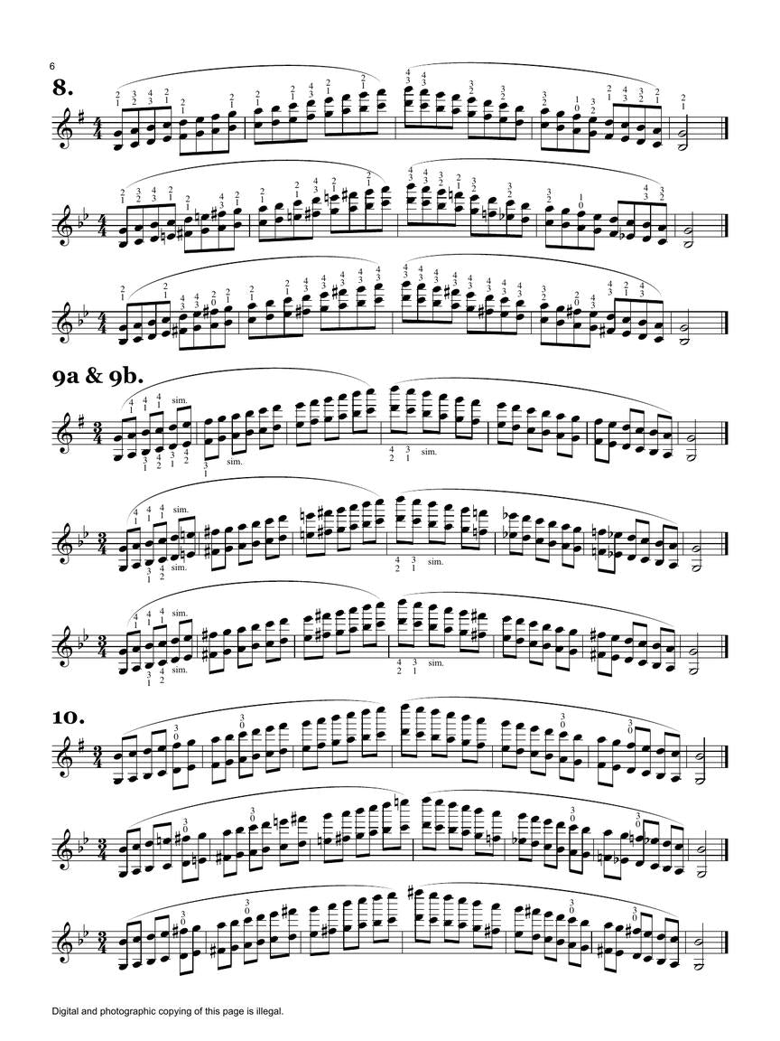 Heifetz The Scale Book for Violin