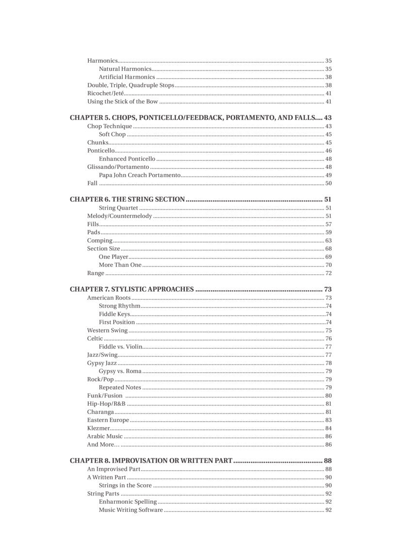 Arranging for Strings