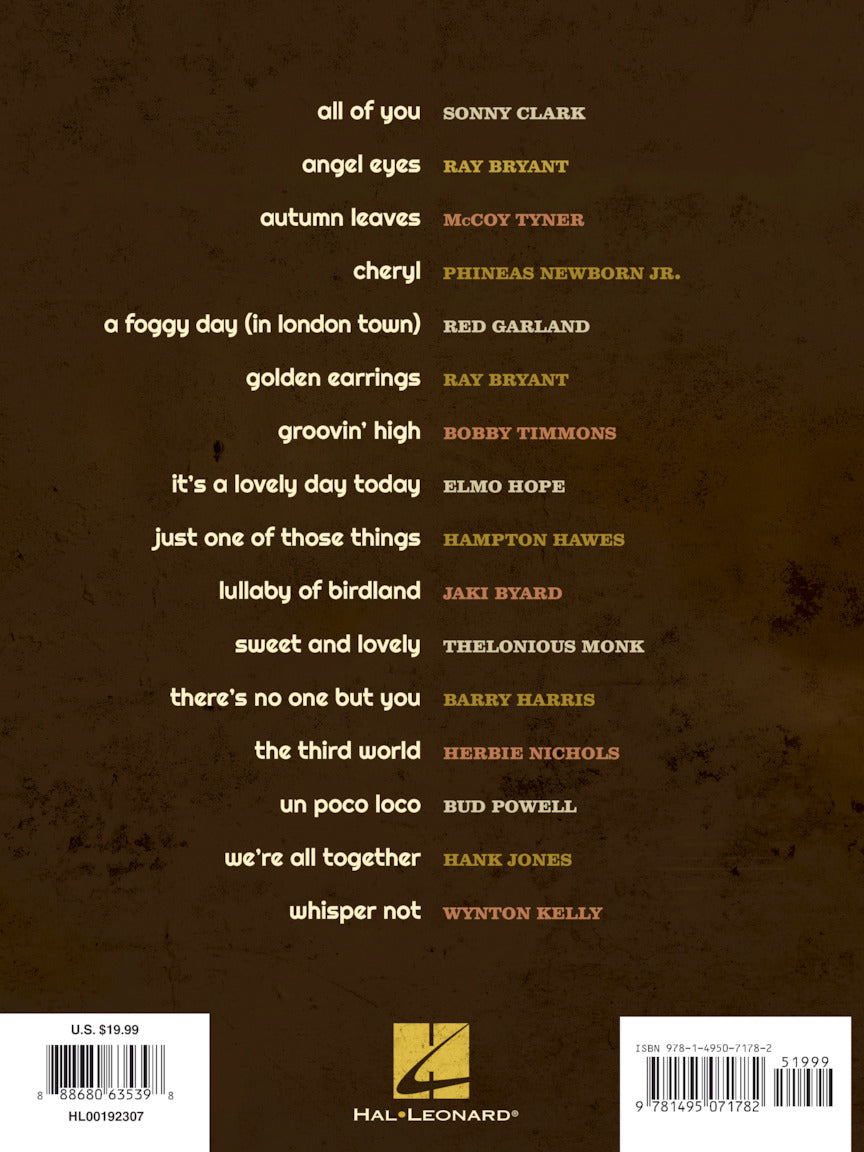 Bebop Piano Legends - Artist Transcriptions