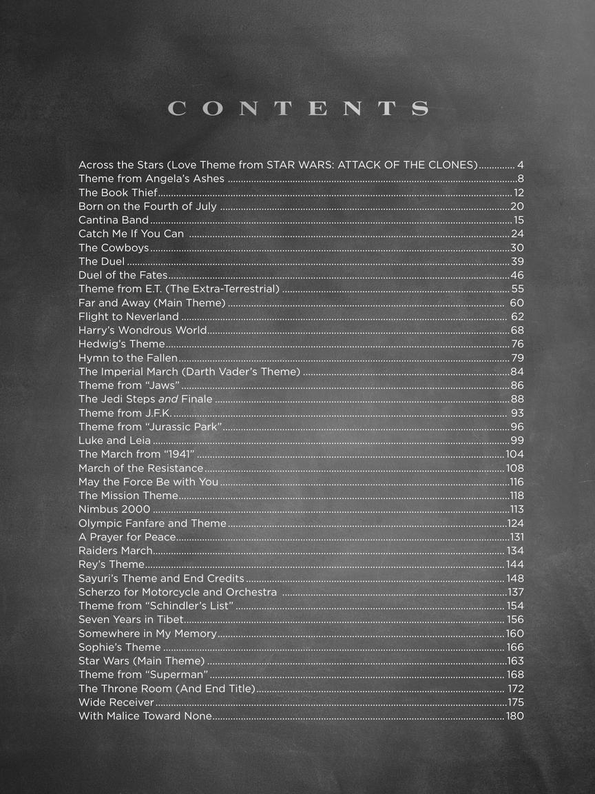 Williams John Williams Piano Anthology