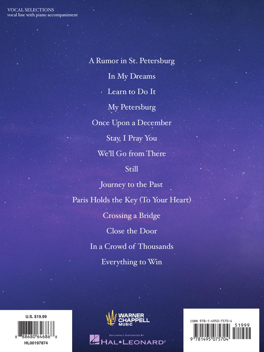 Anastasia - New Broadway Musical Vocal Selections