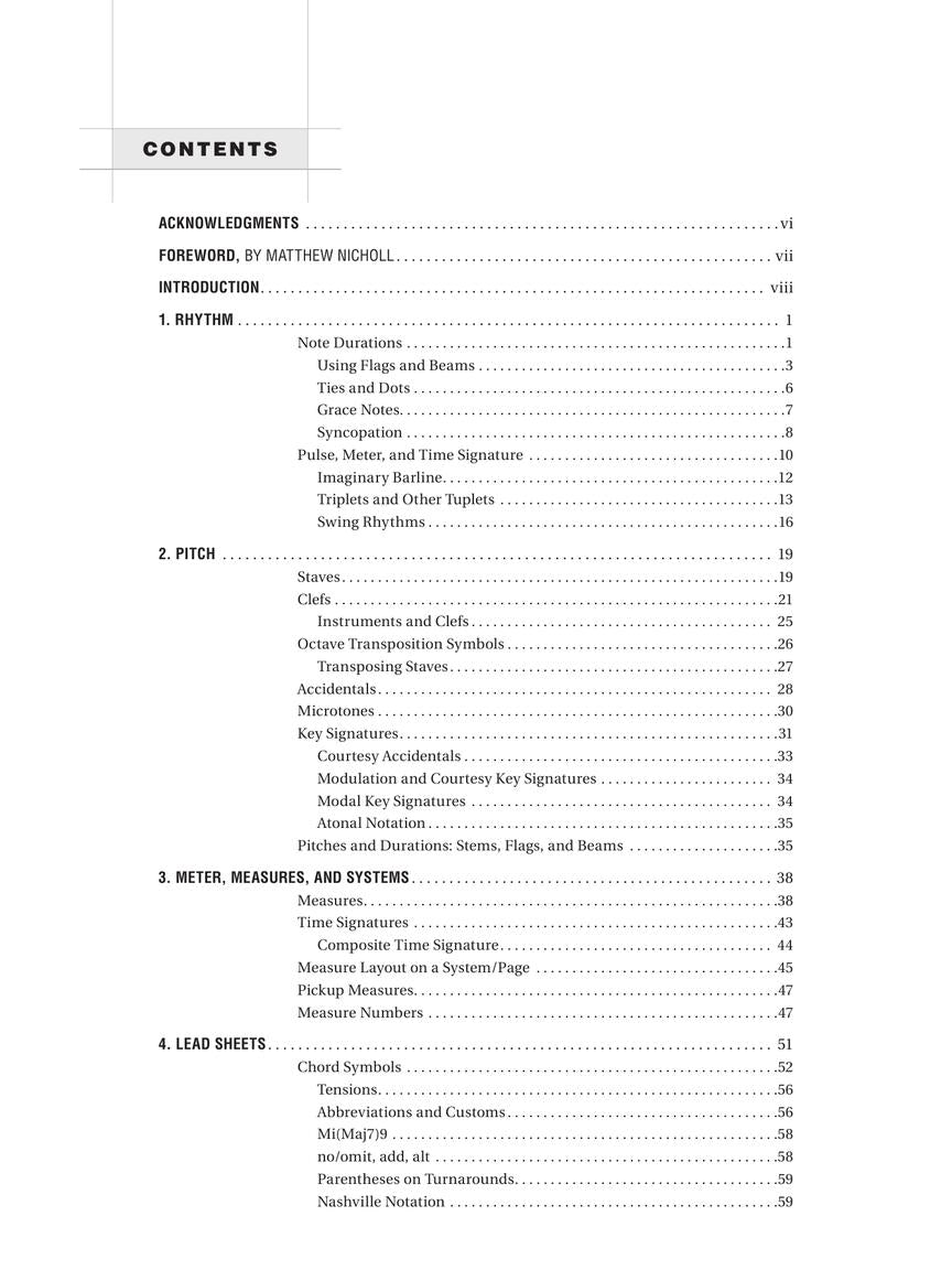 Berklee Contemporary Music Notation