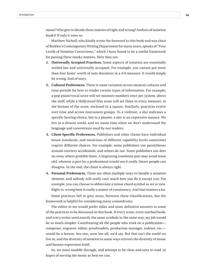 Berklee Contemporary Music Notation