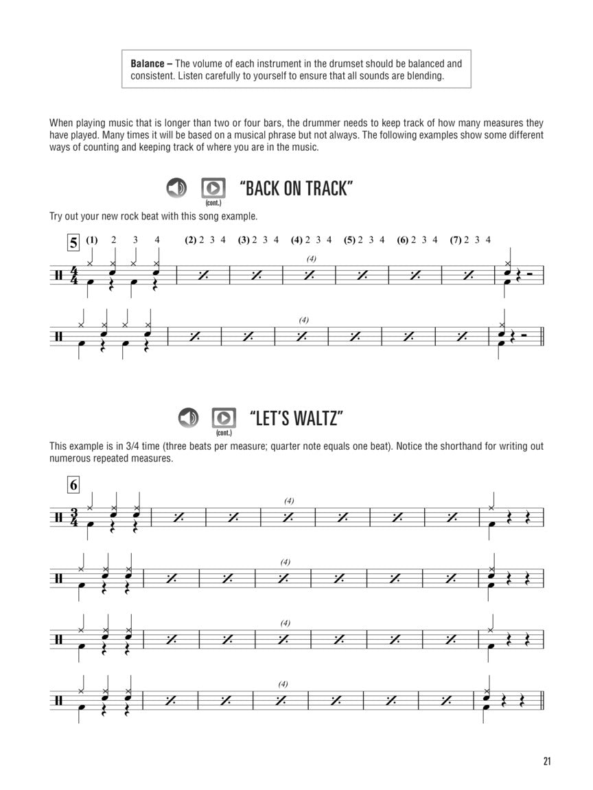 Hal Leonard Drumset Method - Book 1