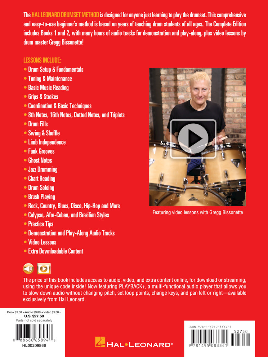 Hal Leonard Drumset Method - Complete Edition | Juilliard Store