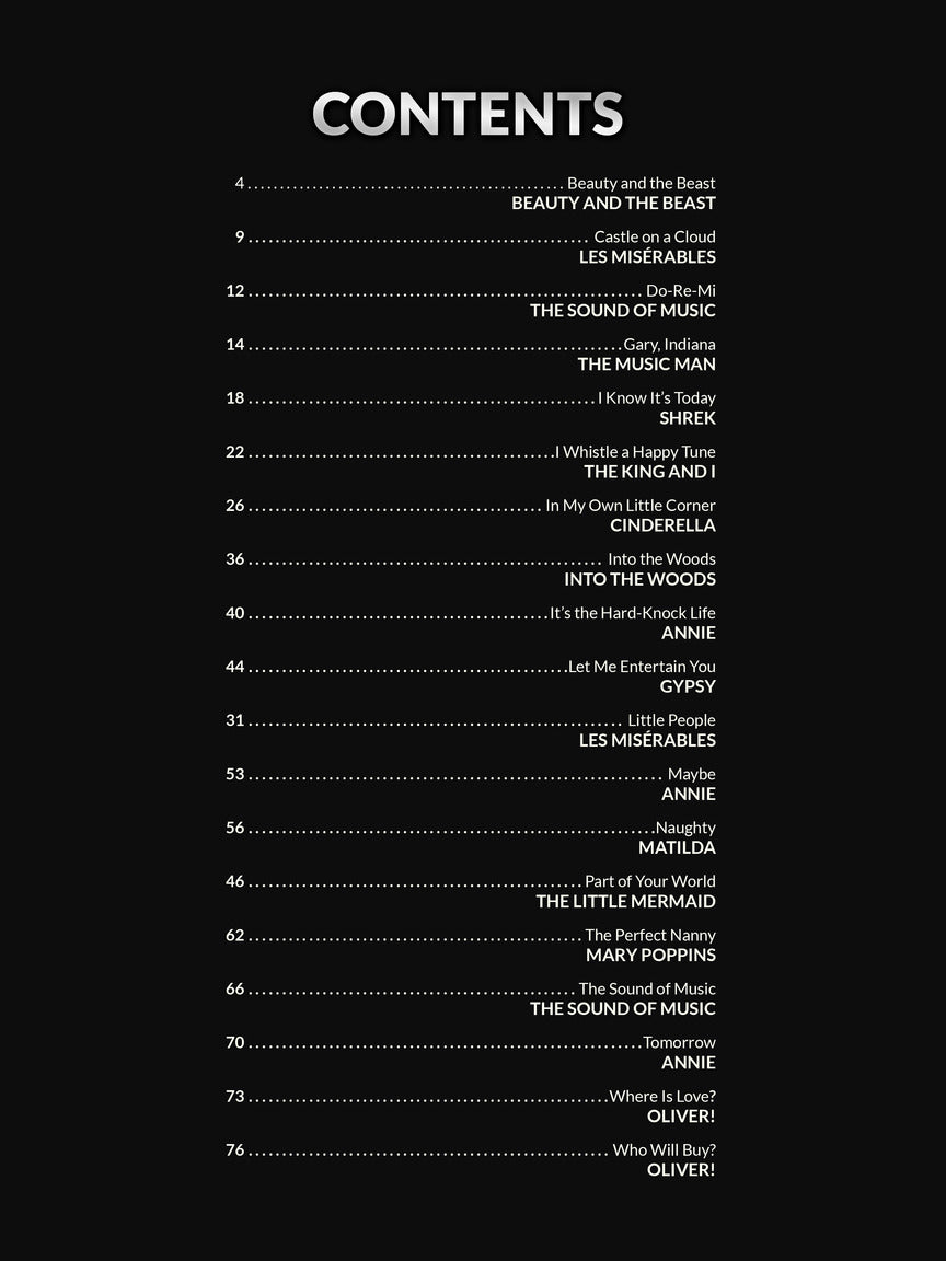 Broadway Songs for Kids - 2nd Edition