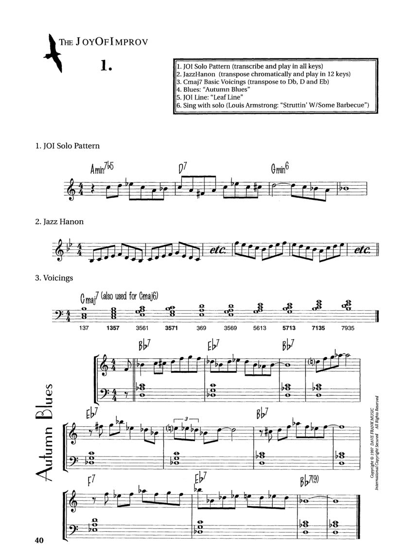 Joy of Improv, Book 1 - Beginning the Foundation