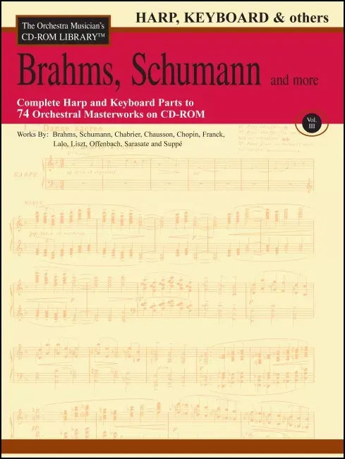 Clearance: Brahms, Schumann – Volume 3 Harp/Keyboard