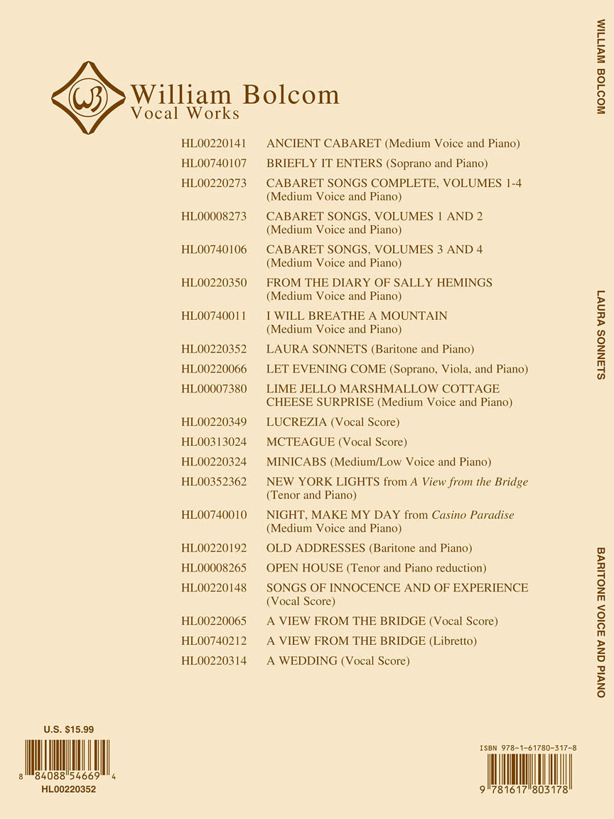 Laura Sonnets - Bari Voice and Piano