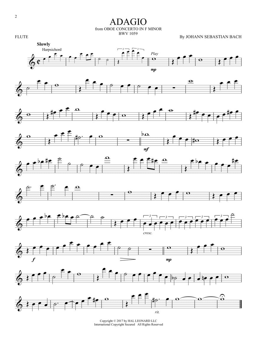 Bach, Very Best of - Instrumental Play-Along