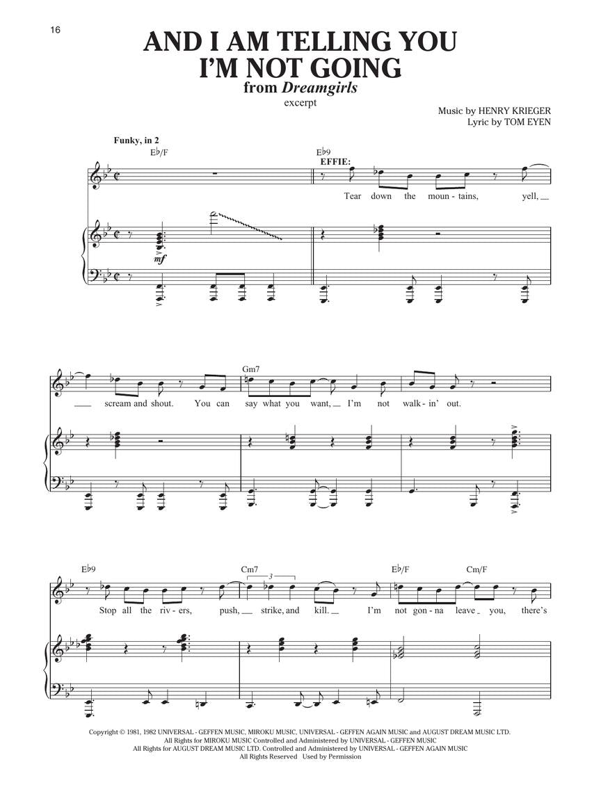 Singer's Musical Theatre Anthology - 16-Bar Audition