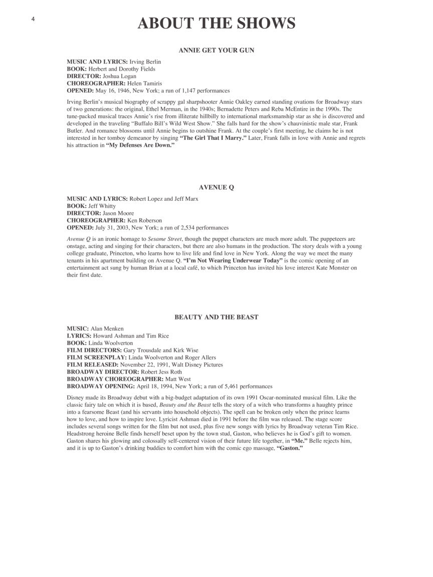Singer's Musical Theatre Anthology Teen's Edition