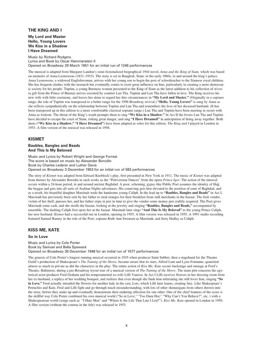 Musical Theatre for Classical Singers: Soprano - Book/Online Audio