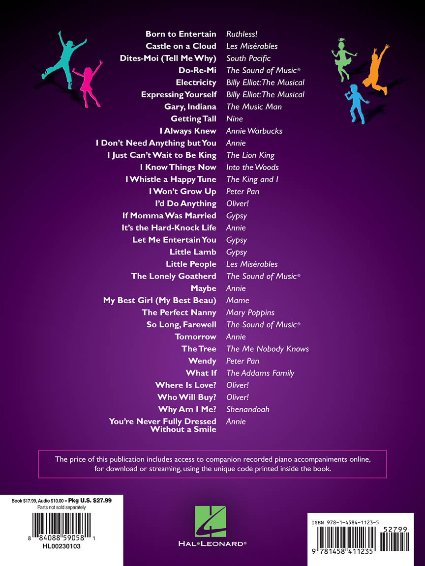 Broadway Songs for Kids - Songs Originally Sung on Stage by Children