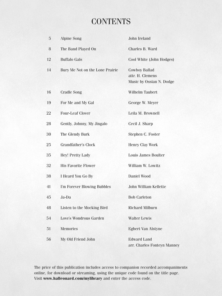 Thirty-Six More Solos for Young Singers