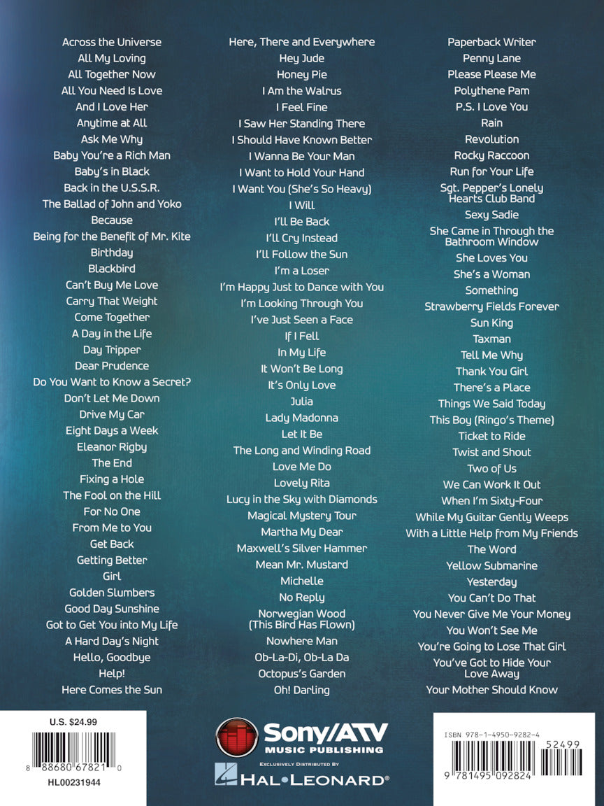 Beatles- The Beatles Best for Easy Piano