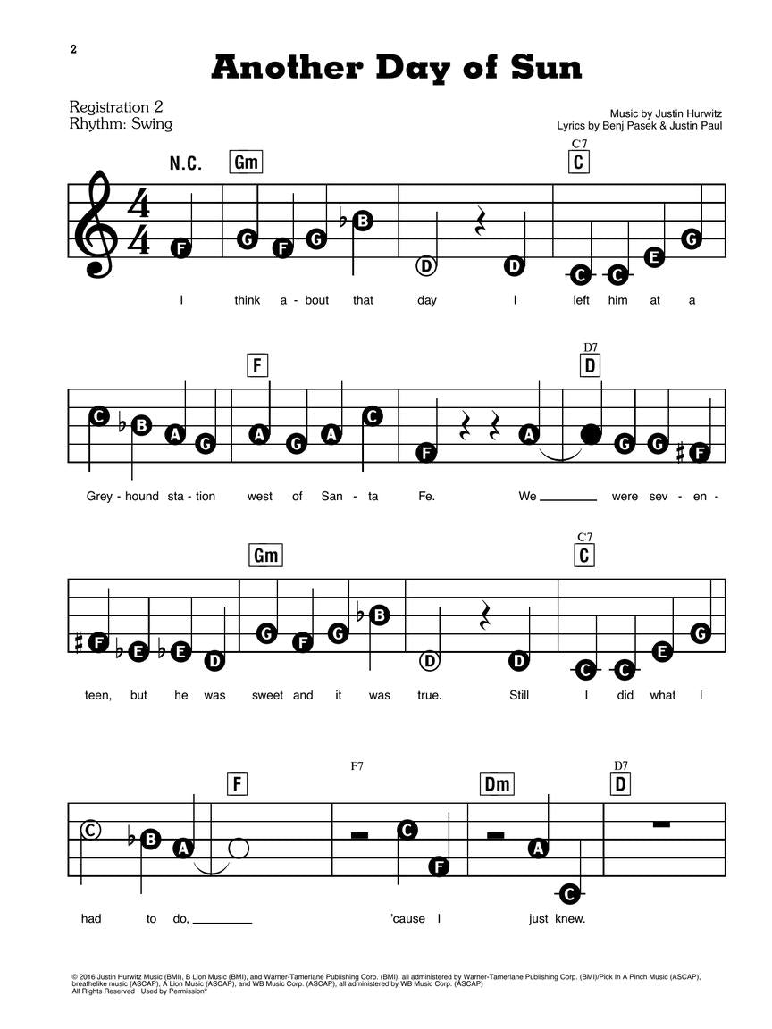 La La Land - E-Z Play Today #66