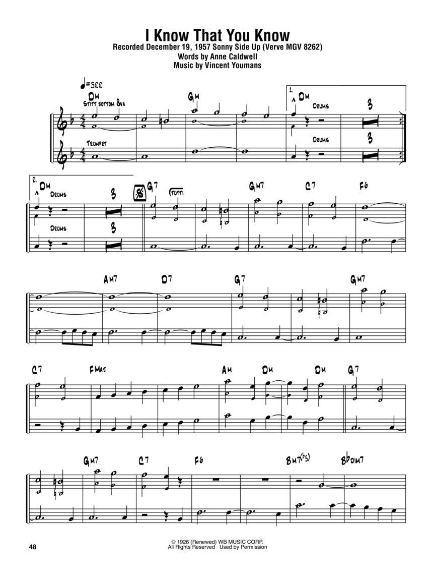 Rollins, Sonny - Omnibook for B-Flat Instruments