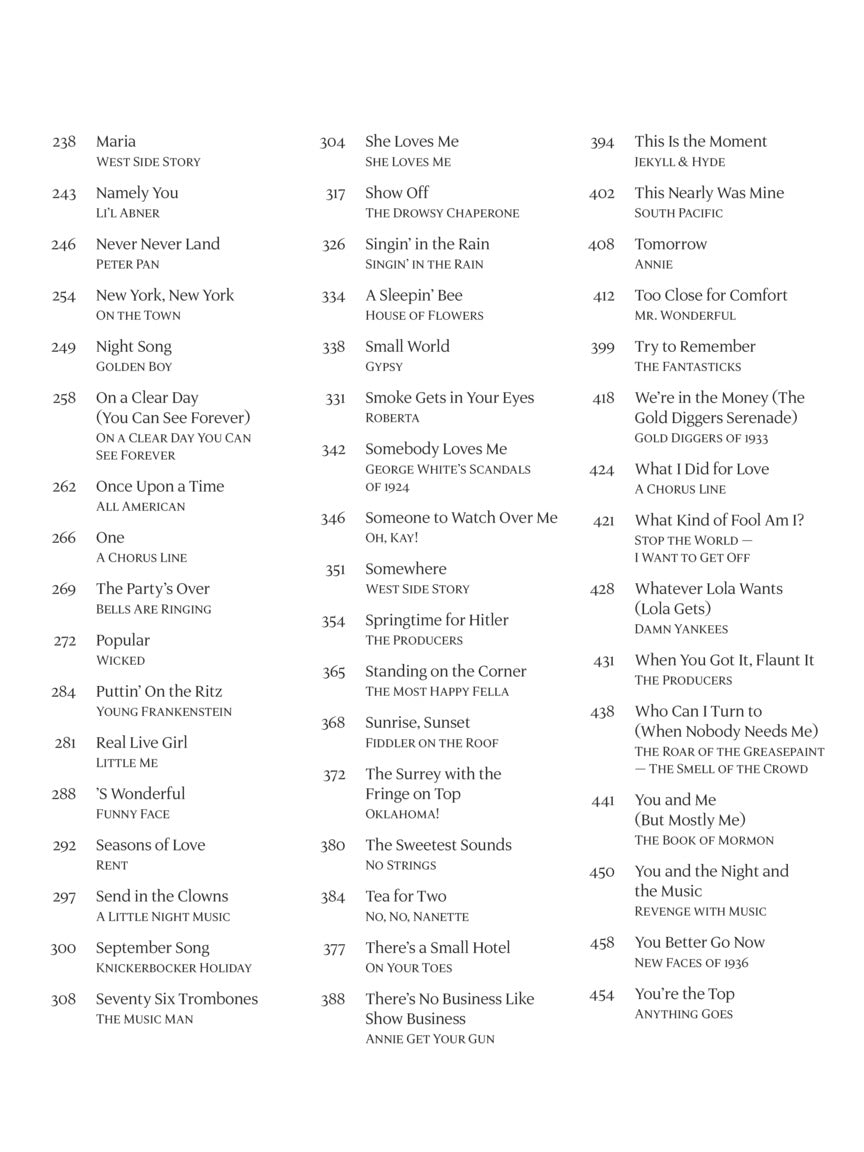 Great American Songbook - Broadway