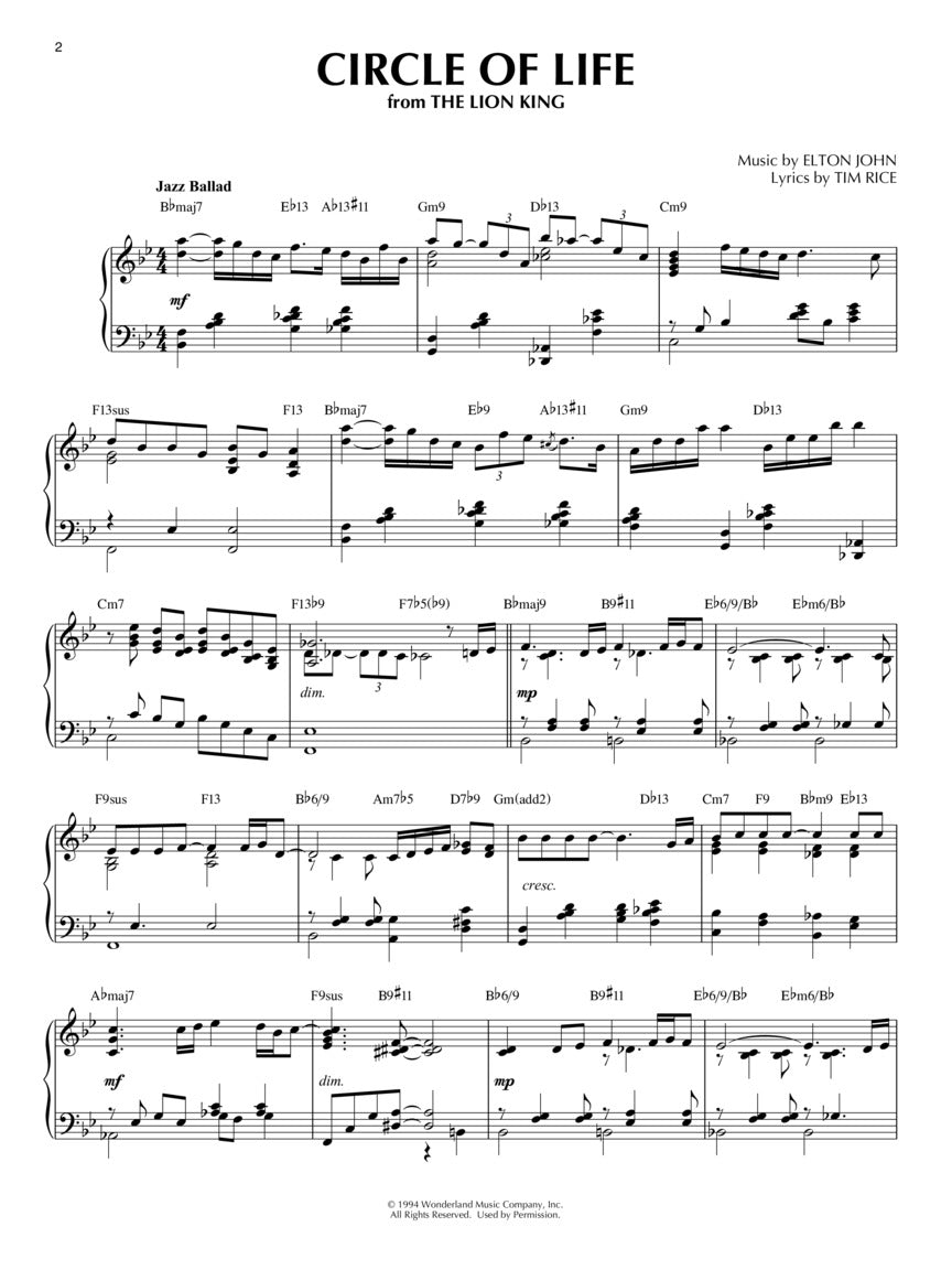 Disney Favorites - Jazz Piano Solos Series Vol. 51