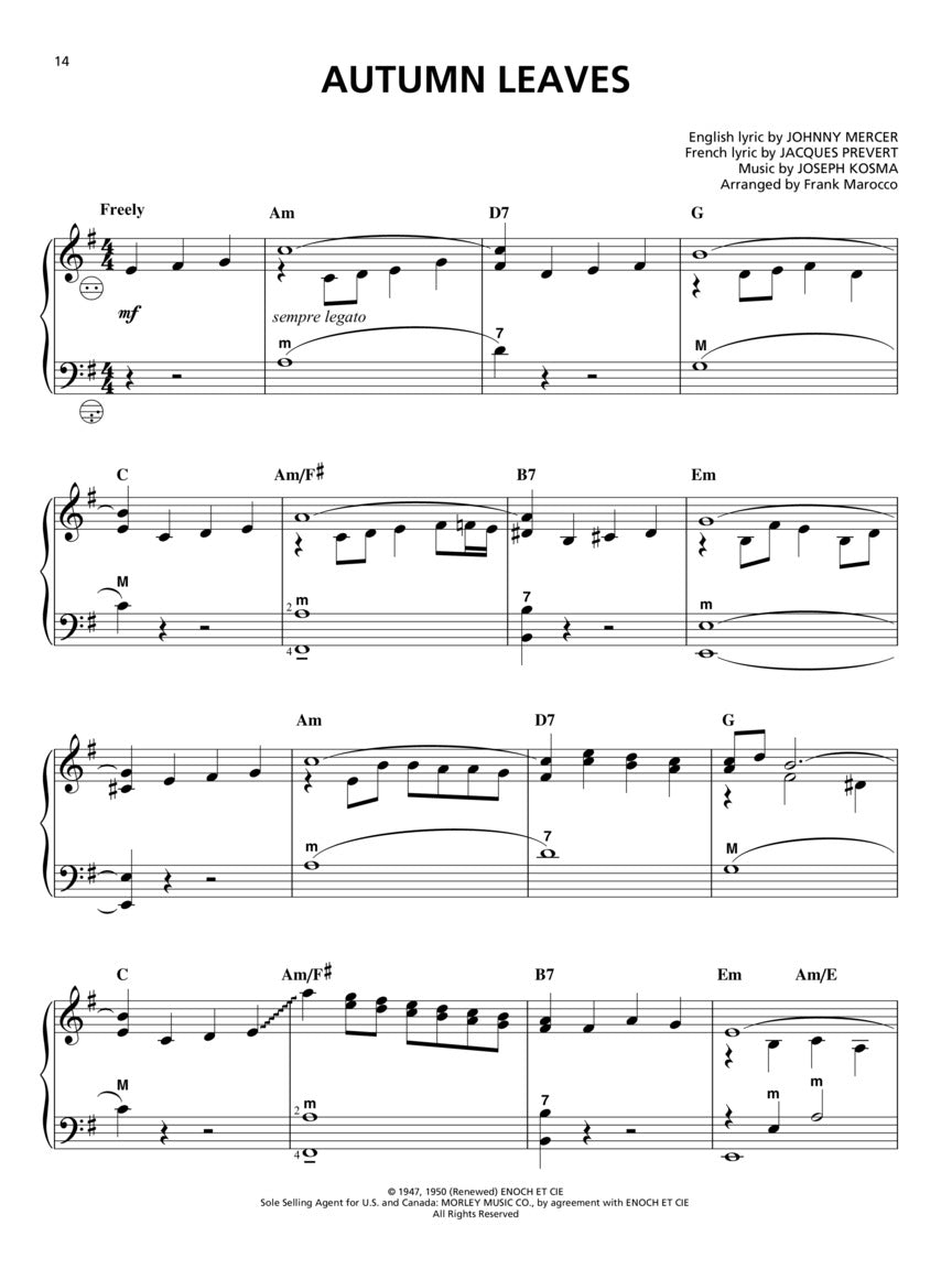 Marocco, Frank - Accordion Songbook