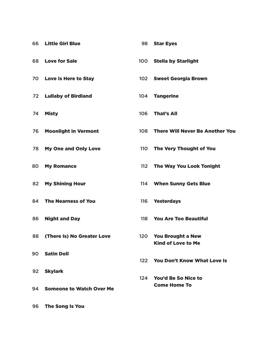 Jazz Standards - Super Easy Songbook