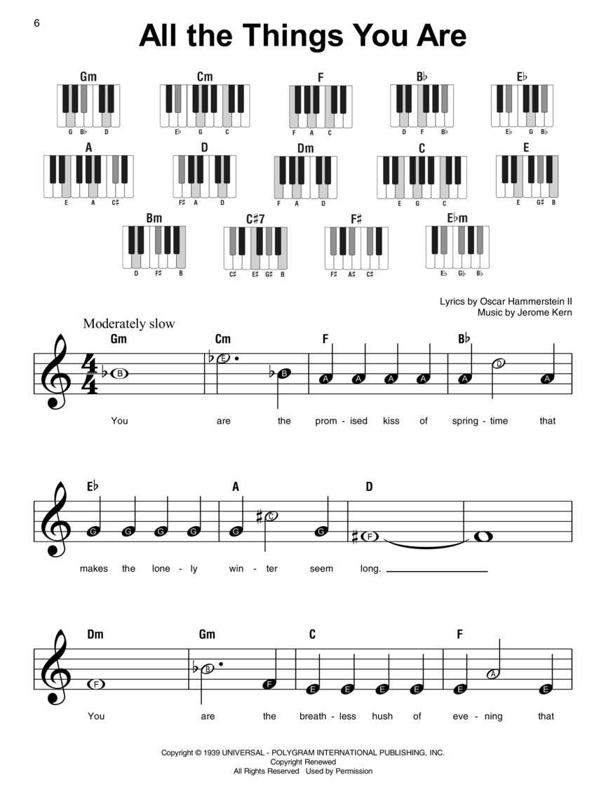 Jazz Standards - Super Easy Songbook