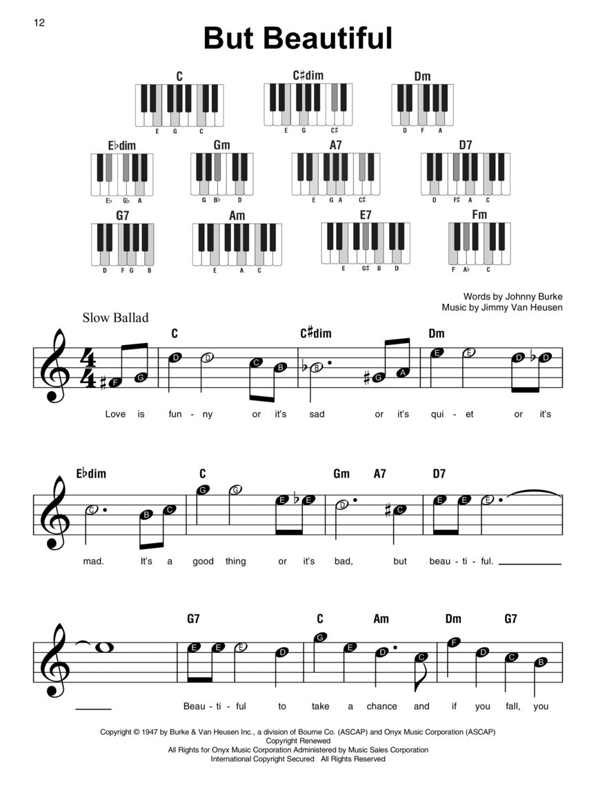 Jazz Standards - Super Easy Songbook