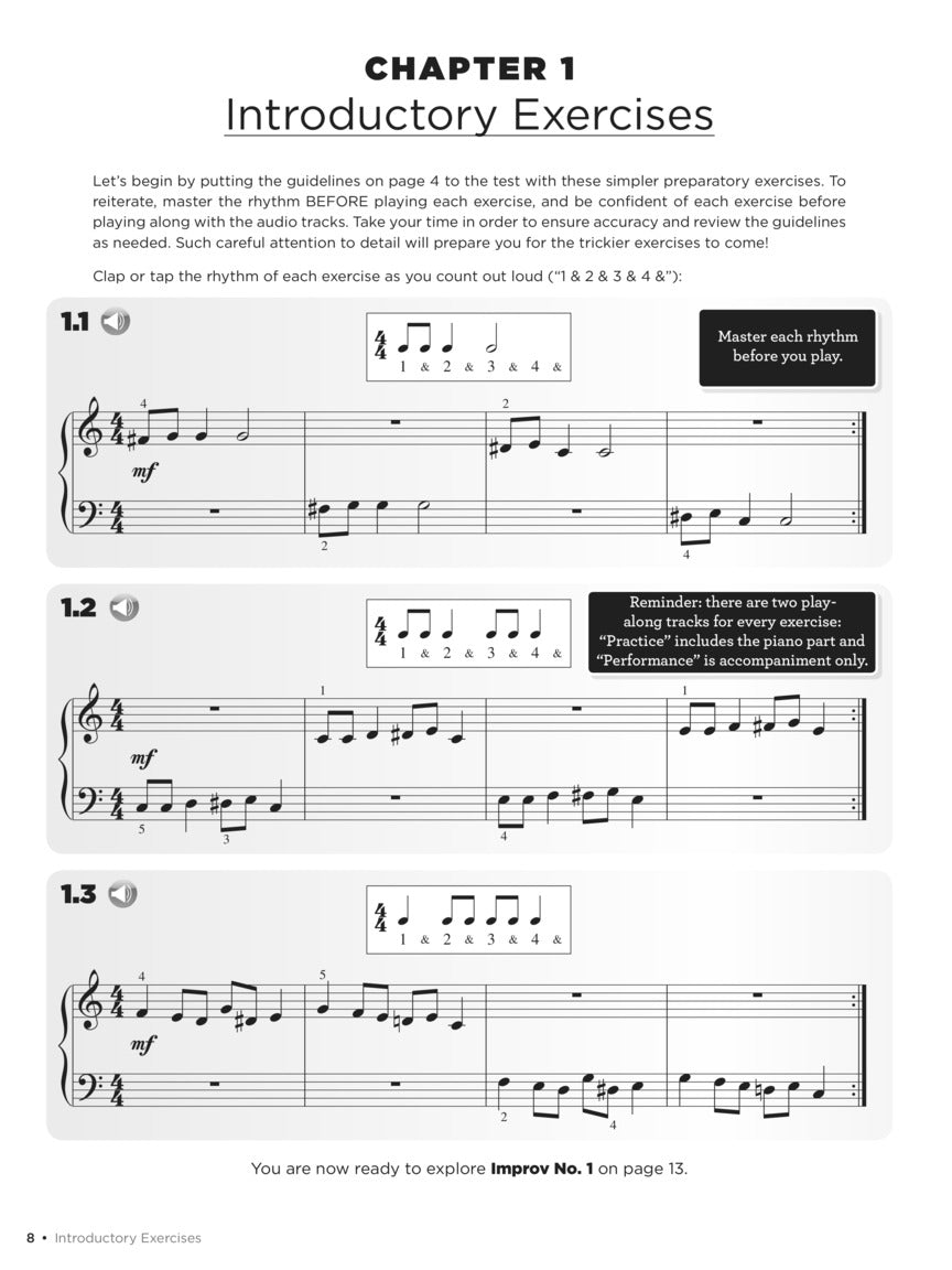 Jazz Piano Basics - Book 1 (Bk/Audio)