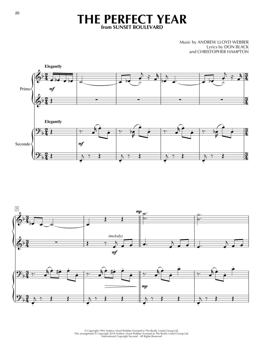 Lloyd Webber, Andrew - Favorites for Piano Duet