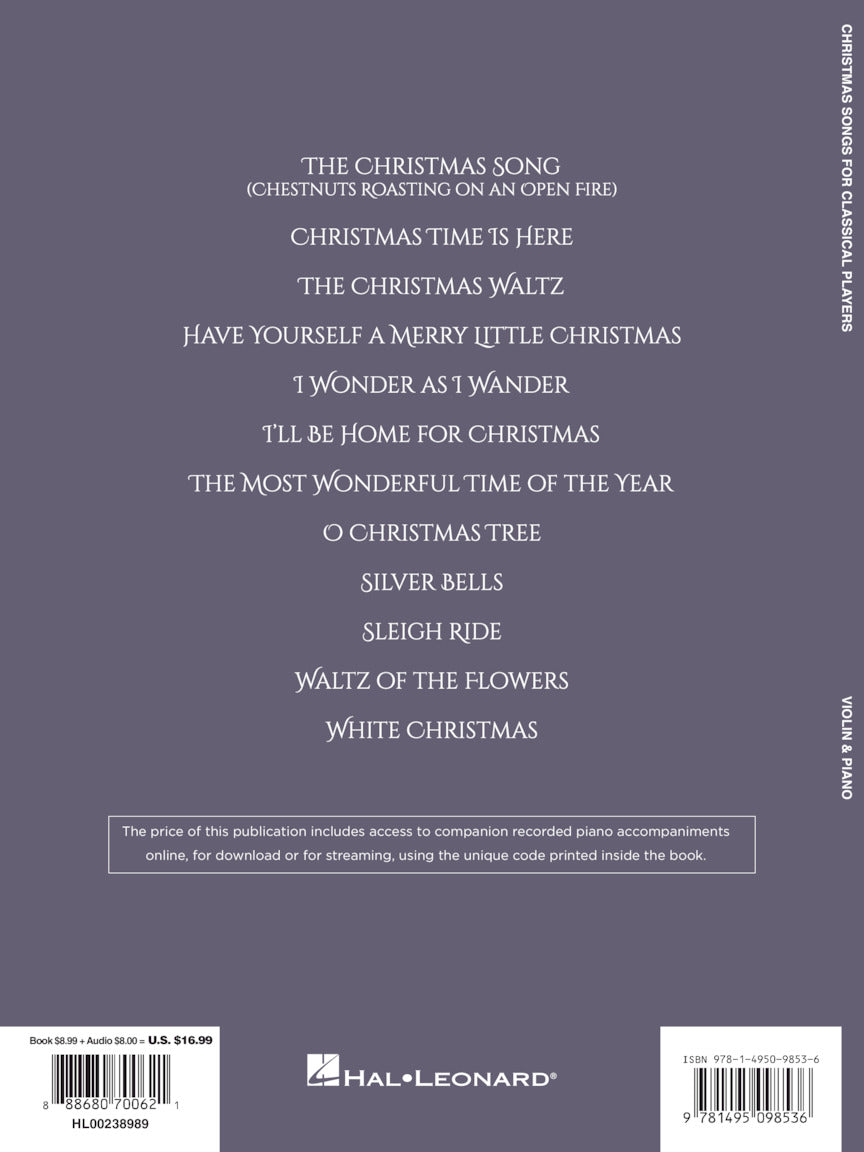 Christmas Classics for Violin and Piano