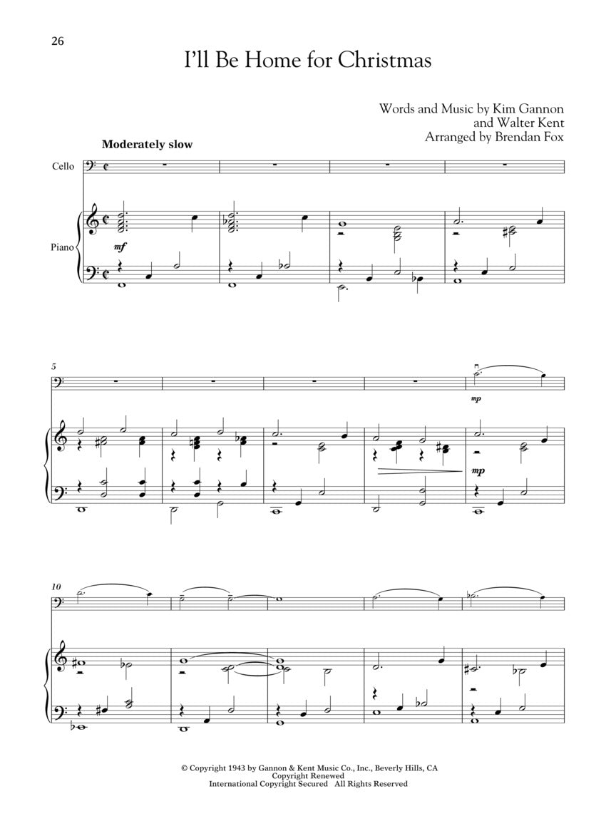 Christmas Classics for Cello and Piano