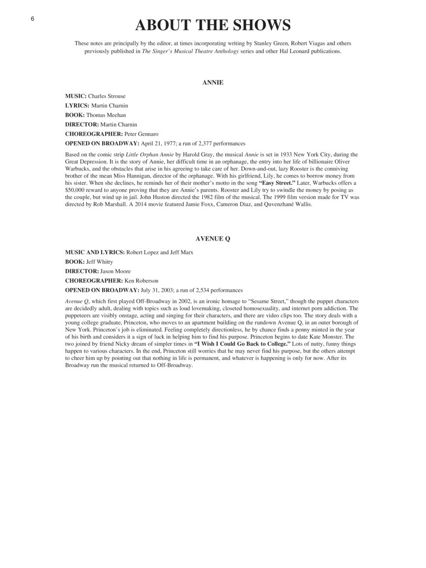 Singer's Musical Theatre Anthology: Trios - Book/Online Audio