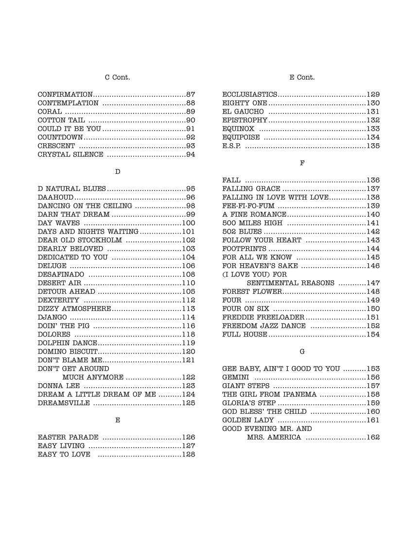 Real Book Volume 1, 6th Ed. C Edition