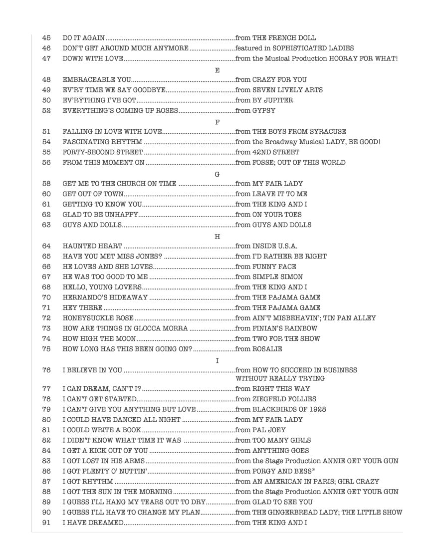 Real Book - (6.115): Real Broadway Book, The