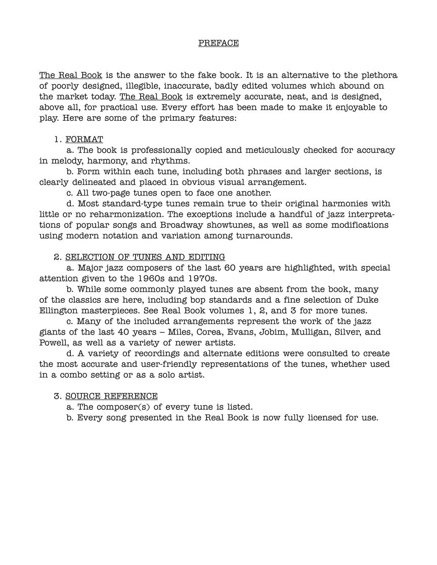 Real Book - (4.01): Real Book, The -¦Volume 4, C Edition