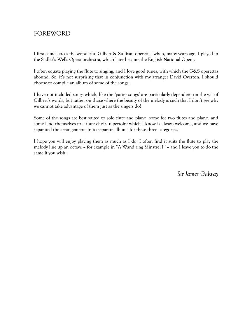 Arias for Flute and Piano