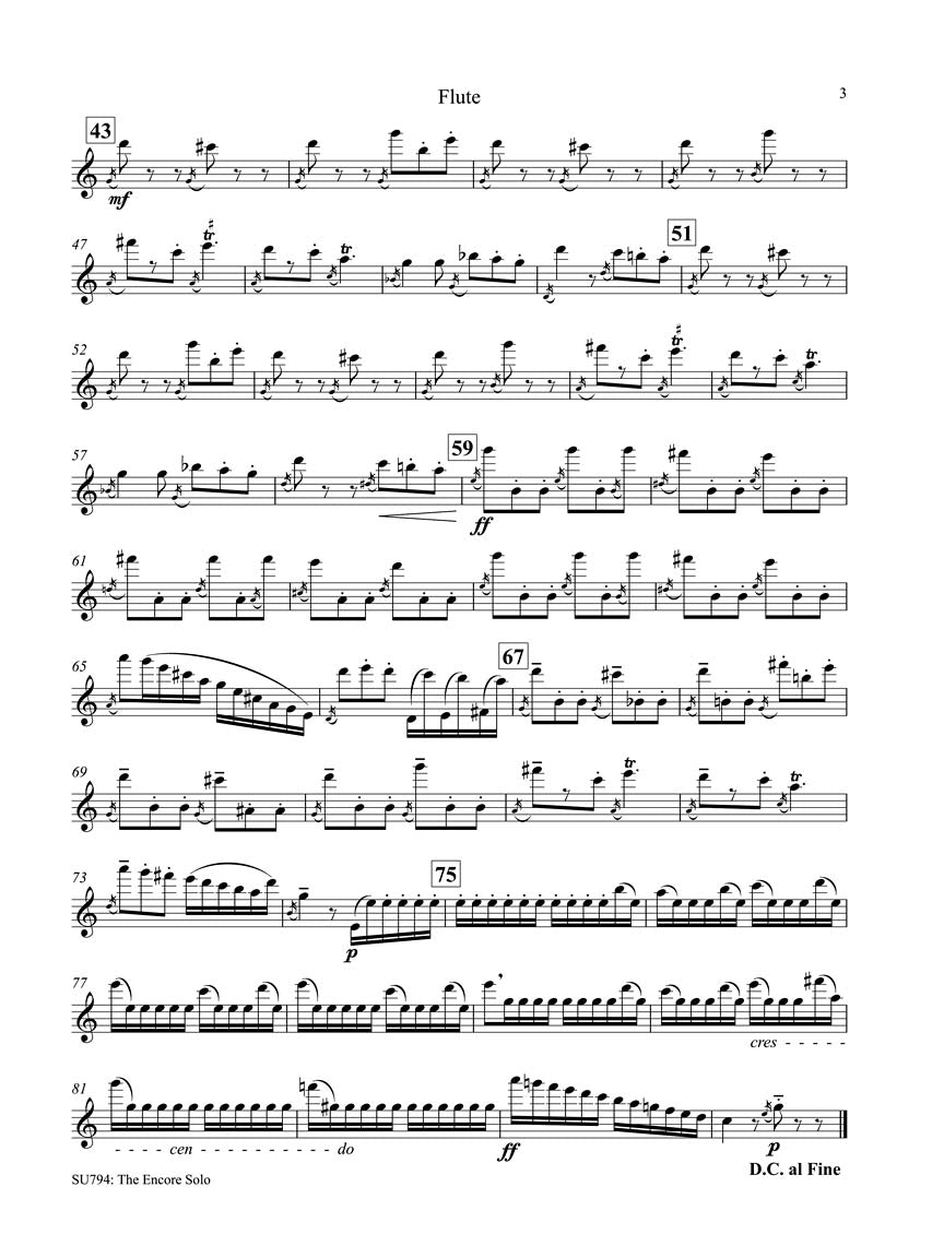 Sir James Galway The Encore Solo